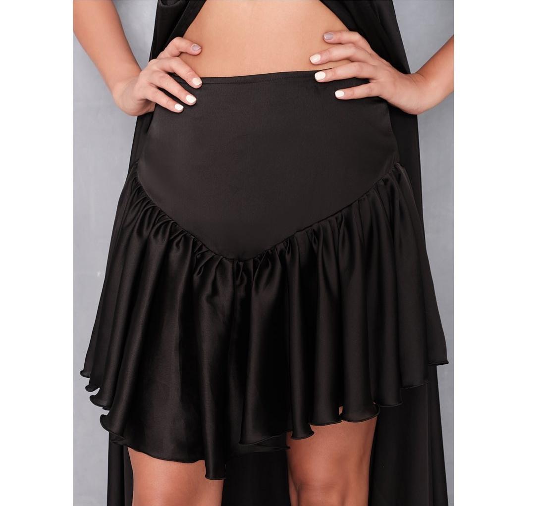 WhatsApp Image 2021 04 14 at 11.36.59 HOBRAT black silk sleepwear skirt