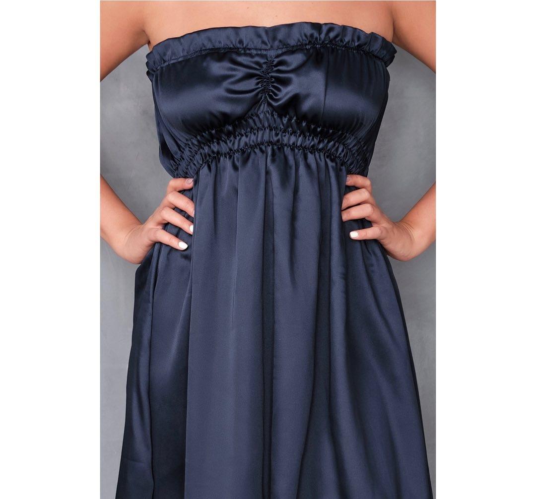 WhatsApp Image 2021 04 14 at 11.39.10 HOBRAT dark blue sleepwear dress